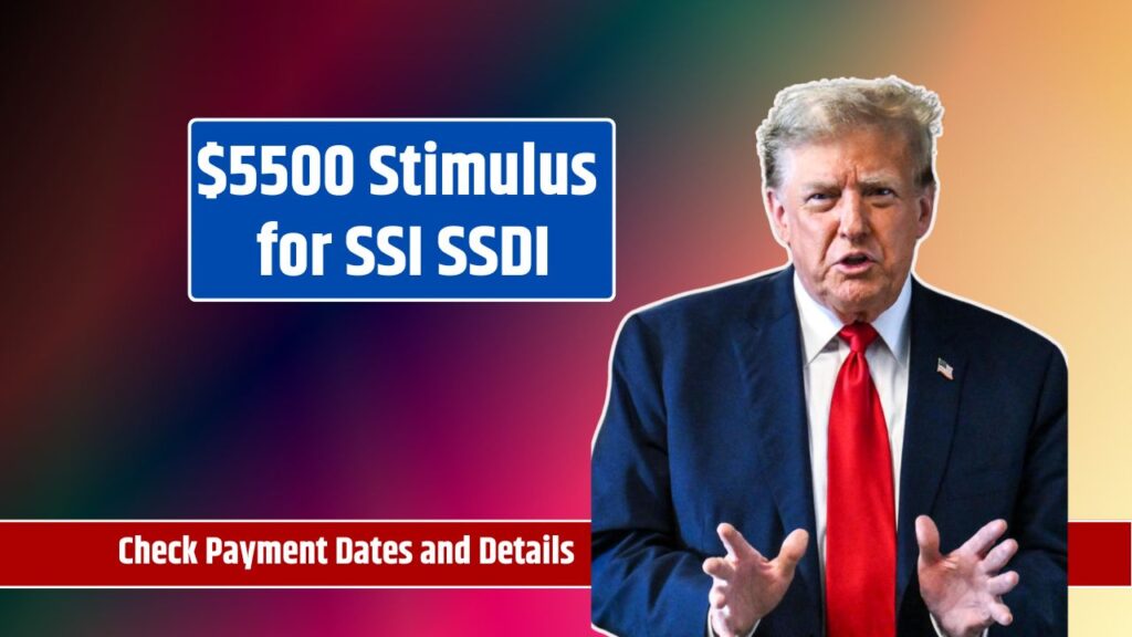 $5,500 Stimulus for SSI